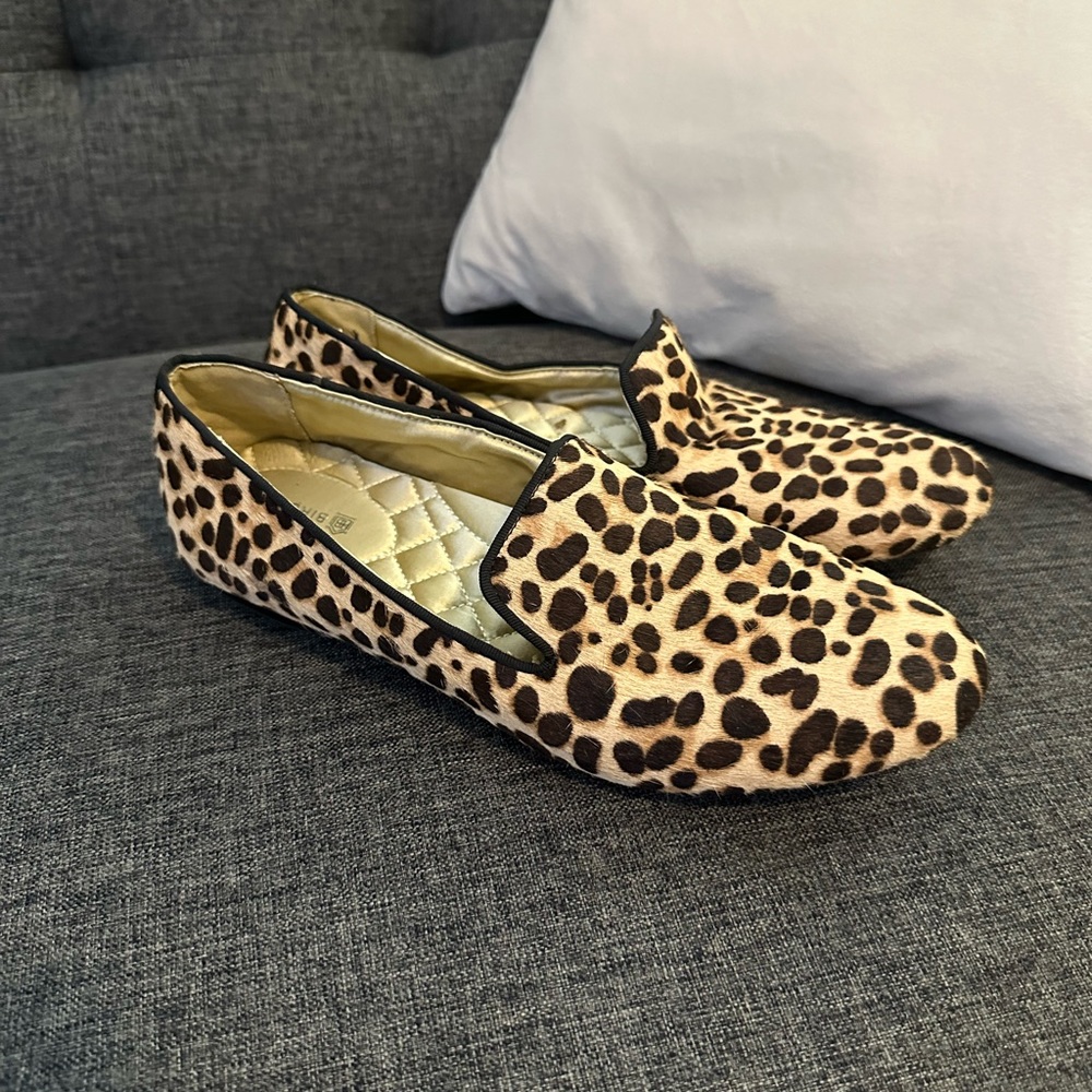Used Birdie Loafers Cheetah Size 8